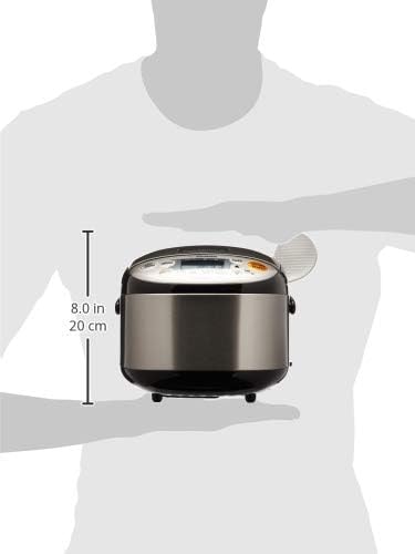 Zojirushi Rice Cooker & Warmer – 3 cups – Stainless Black – Rice Cookers