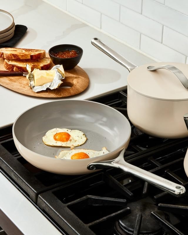 Caraway Nonstick Ceramic Mini Fry Pan (1.05 qt, 8") - Non Toxic, PTFE  – 1.05 quarts – Sage – Skillets