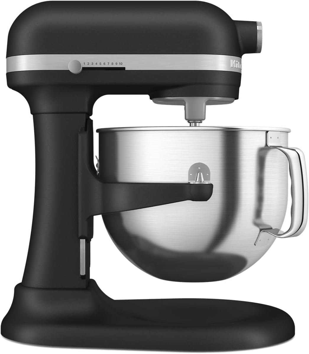KitchenAid 7 Quart Bowl-Lift Stand Mixer – 7 quarts – Cast Iron Black – Stand Mixers
