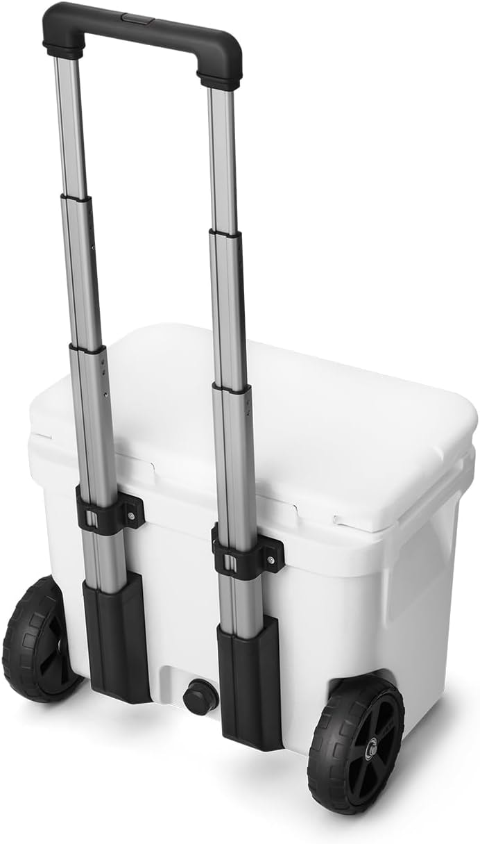 YETI Roadie 48 Wheeled Hard Cooler – 1078.5 cubic inches – White – Coolers