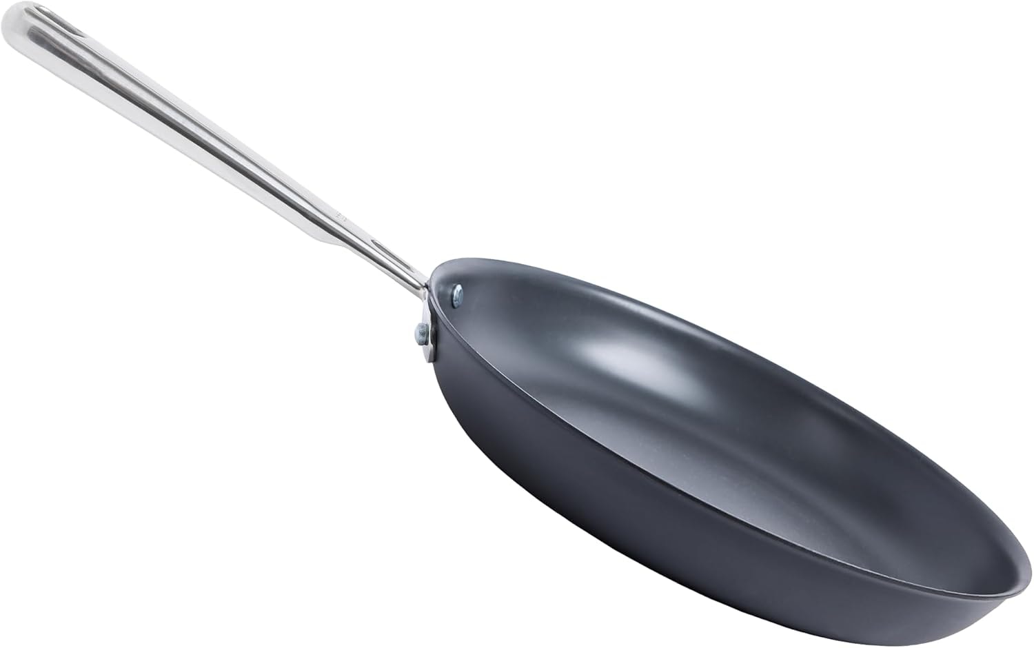 Misen Pre-Seasoned Carbon Steel Fry Pan – Lightweight Even Heating – 2.25 quarts – Black – Skillets