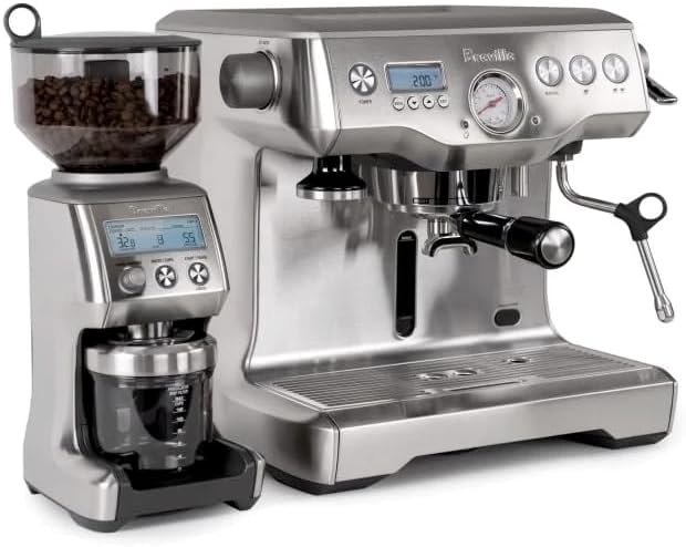 Breville Dual Boiler Espresso Machine – 200 ml – Brushed Stainless Steel – Semi-Automatic Espresso Machines