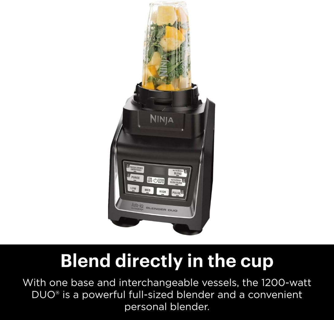 Ninja Nutri Ninja Personal & Countertop Blender BL642 – 2.1 liters – Black – Countertop Blenders