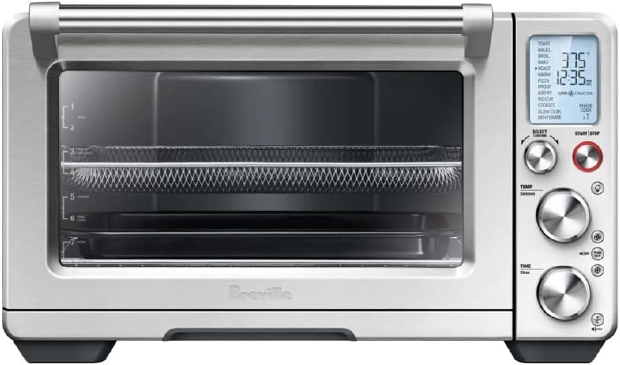Breville Smart Oven Air Fryer Pro – 1 cubic feet – Brushed Stainless Steel – Convection Ovens