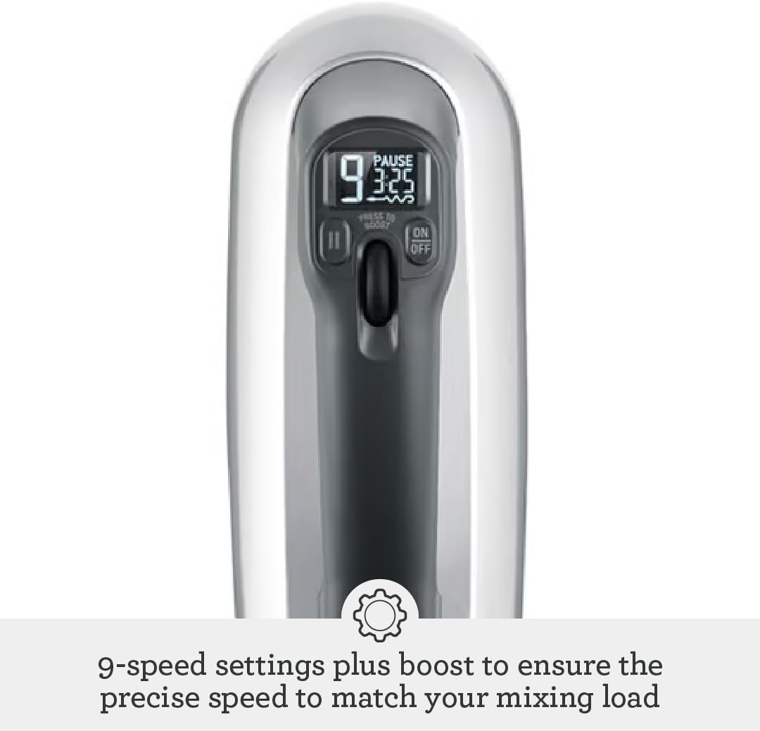 Breville Handy Mix Scraper – 1.4 liters – Silver – Hand Mixers