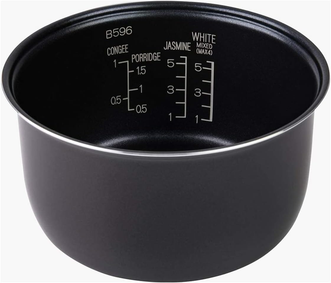 Zojirushi NL-GAC10BM Rice Cooker Bundle – 5.5 cups – Metallic Black – Rice Cookers