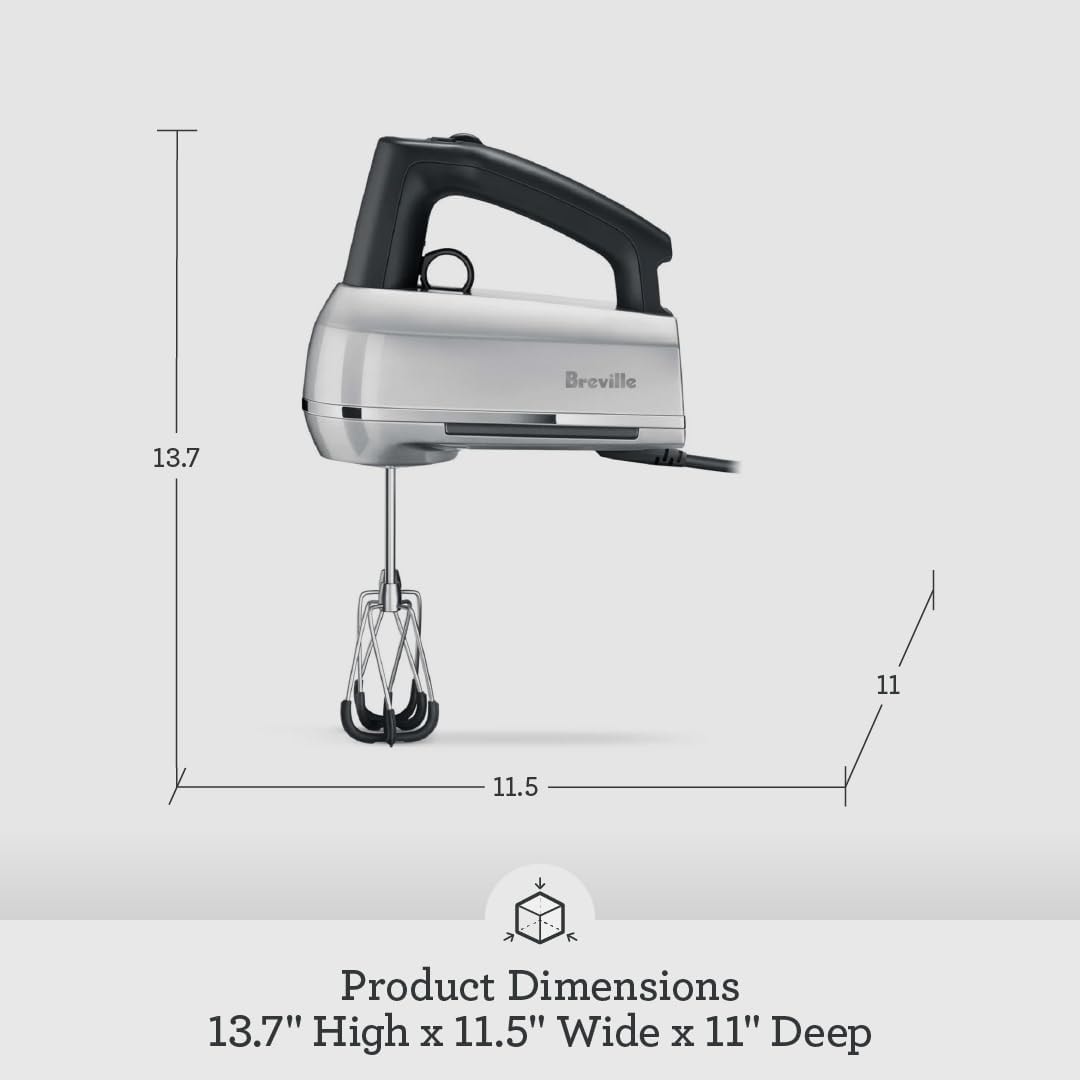 Breville Handy Mix Scraper – 1.4 liters – Silver – Hand Mixers