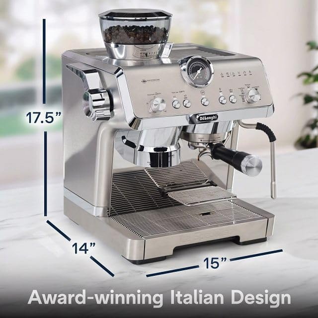 De'Longhi La Specialista Opera Espresso Machine – Stainless Steel – Semi-Automatic Espresso Machines