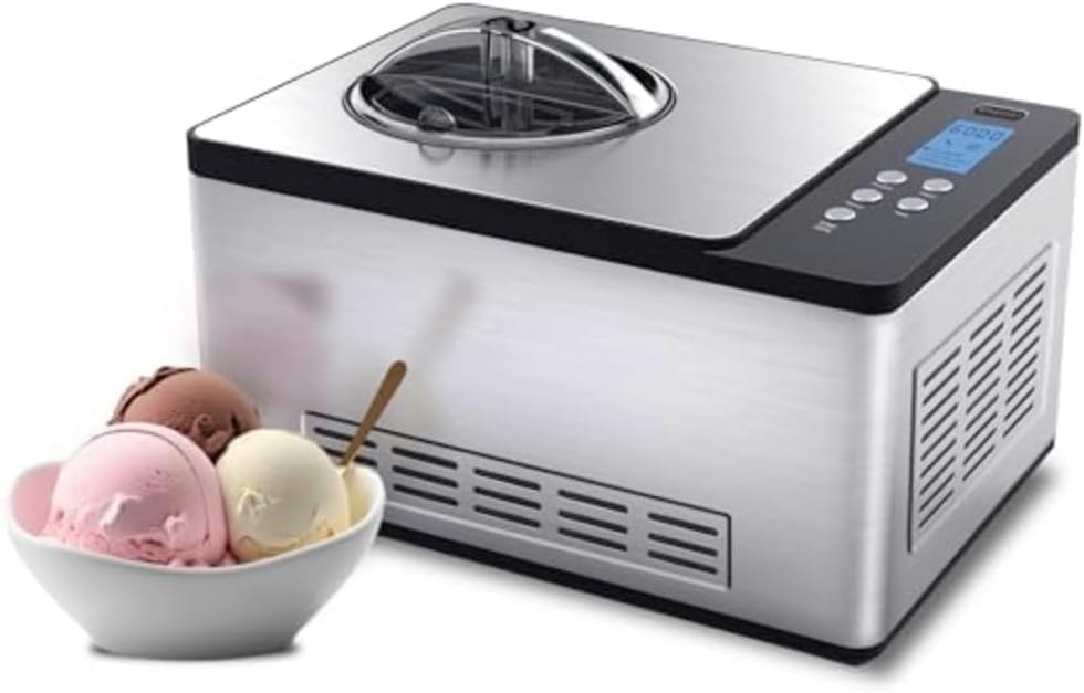 Whynter 2.1 qt. Automatic Ice Cream Maker Compressor – 2.1 quarts – Stainless Steel – Ice Cream Machines