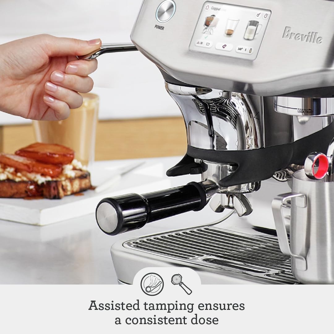 Breville Barista Touch Impress Espresso Machine – Brushed Stainless Steel – Semi-Automatic Espresso Machines