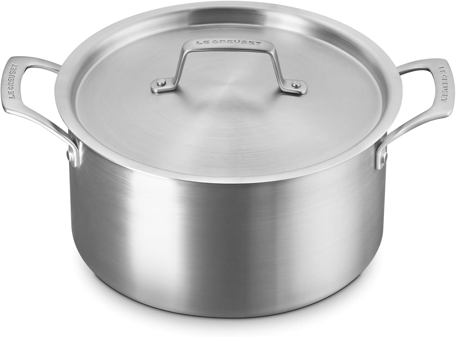Le Creuset Essential Deep Round Stockpot – 6.25 quarts – Stainless Steel – Stockpots