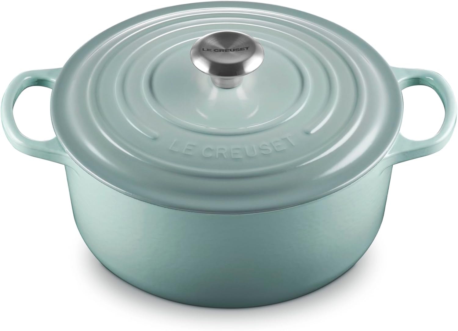 Signature Enameled Cast Iron 9-Piece Cookware Set – Sea Salt – Cookware Sets