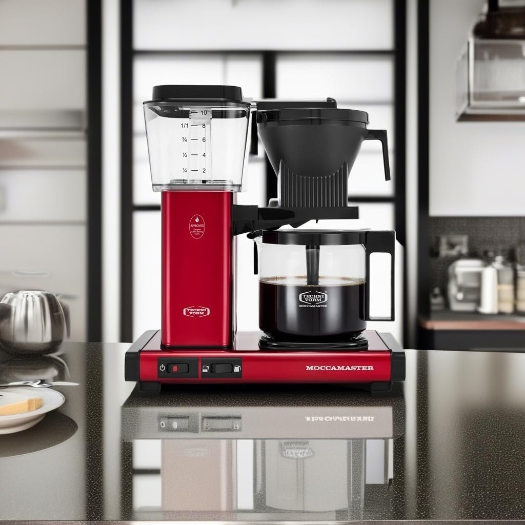 Moccamaster KBGV Select Red – 1.2 liters – Candy Apple Red – Coffee Machines