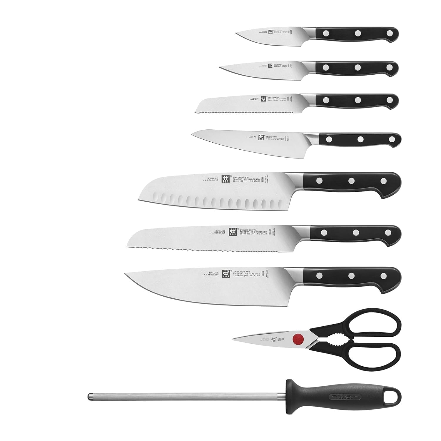 ZWILLING Pro 10-pc Knife block Set – Acacia – Knife Block Sets