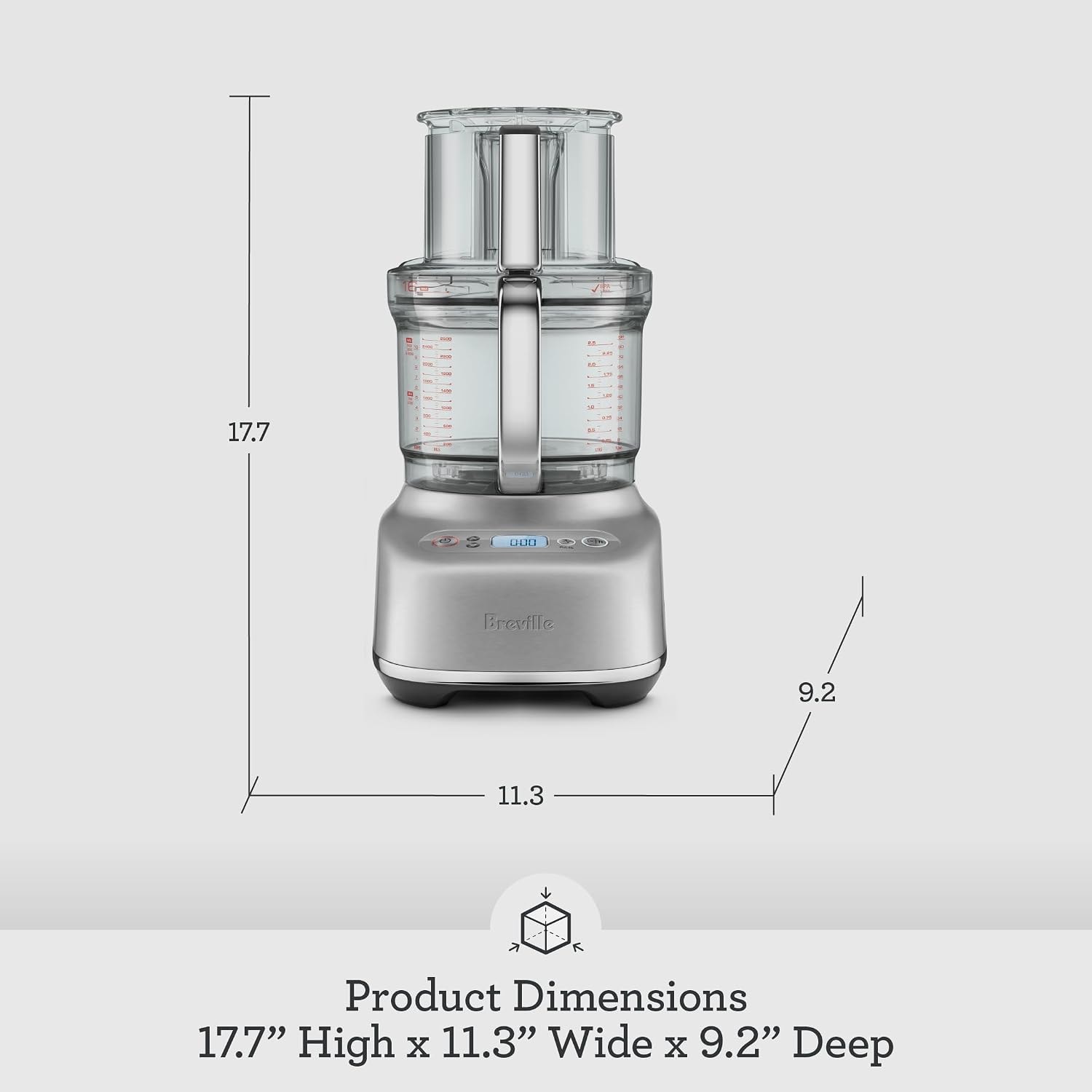 Breville Sous Chef 16 Food Processor – Brushed Stainless Steel – Food Processors