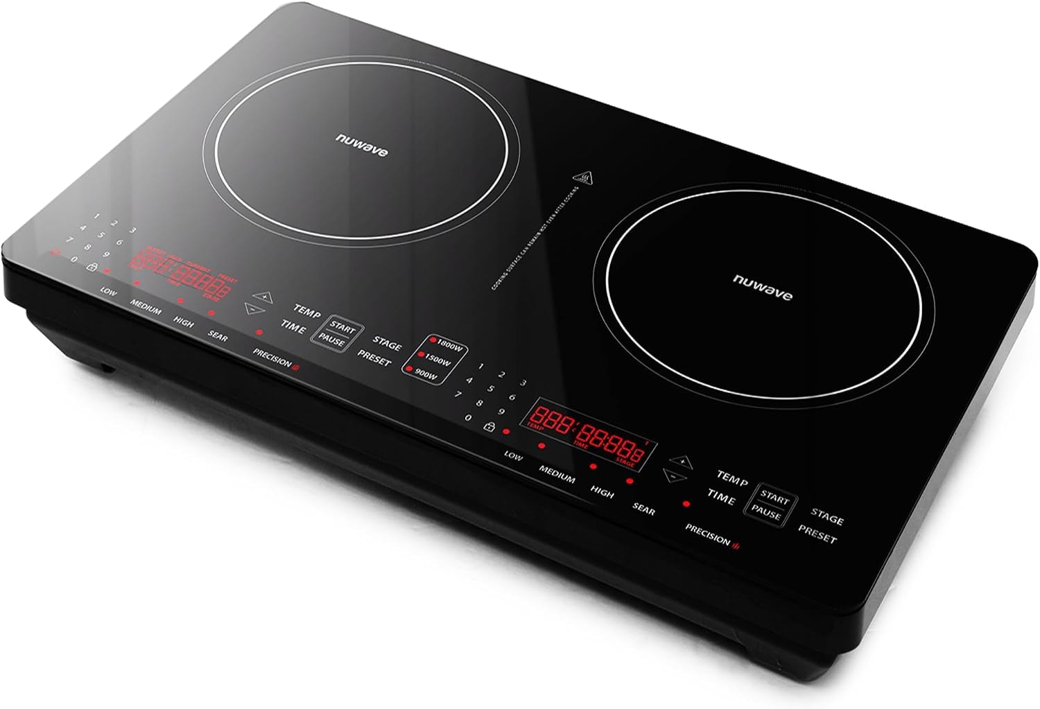 Prestige PIC 9.0 2000 W Induction Cooktop – 8" Heating Coil x2 – Black – Countertop Burners