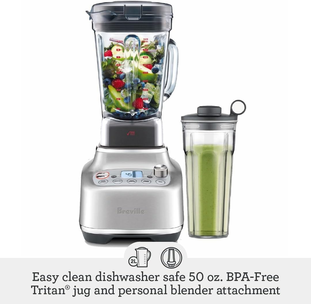 Breville Bbl920bss Super Q Blender – Brushed Stainless Steel – Countertop Blenders