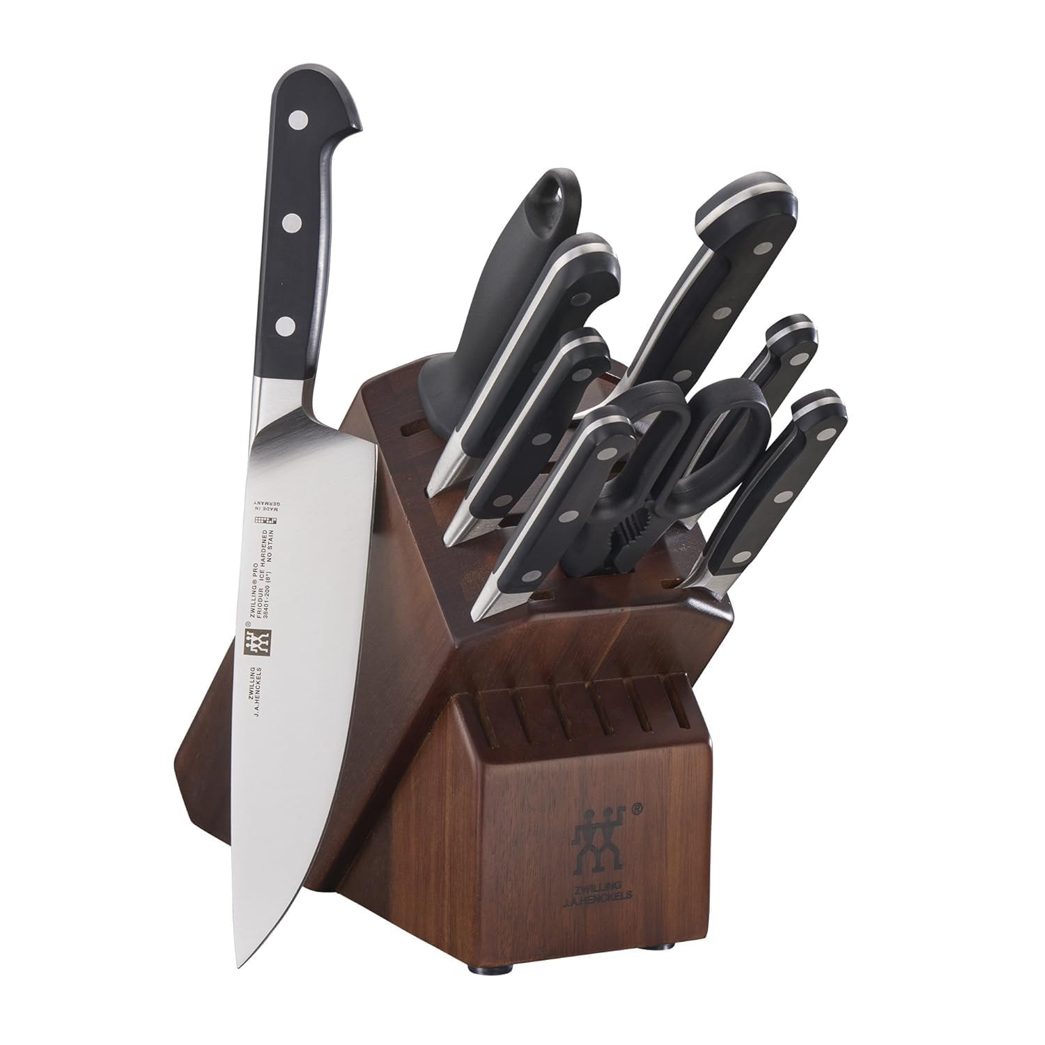 ZWILLING Pro 10-pc Knife block Set – Acacia – Knife Block Sets