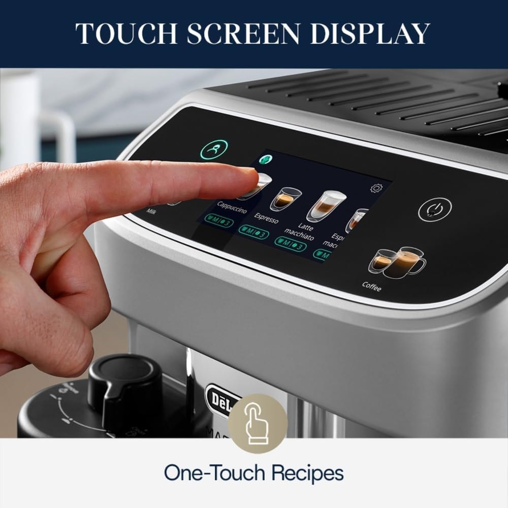 De'Longhi Magnifica Plus Automatic Espresso Machine – Silver – Super-Automatic Espresso Machines