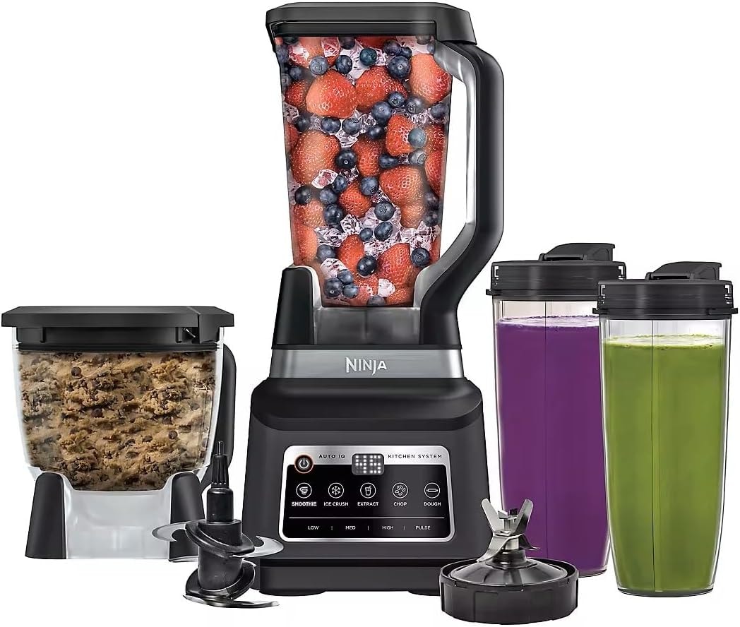 Ninja Detect Kitchen System Power Blender Plus Processor Pro TB401 – 947 ml – Black – Small Appliances