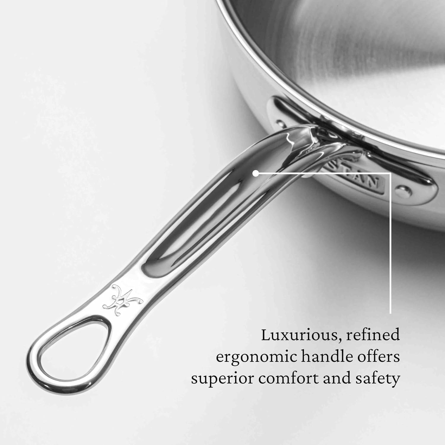 Hestan ProBond Forged Stainless Steel - Professional Clad Stainless St – 3.5 quarts – Skillets