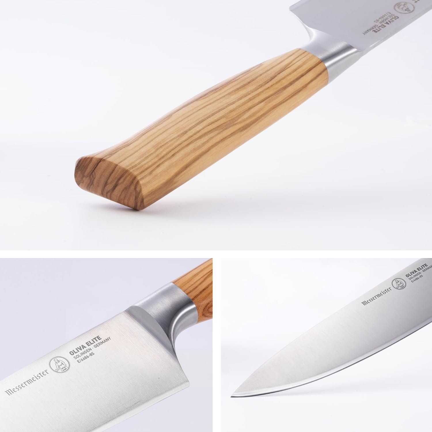Messermeister Elite Stealth Chef Knife – 8" – Brown – Chef's Knives