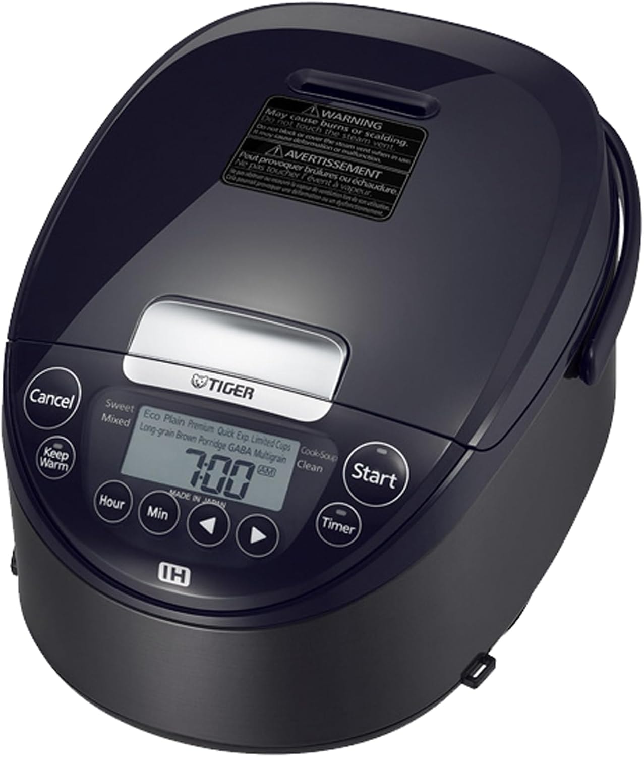 Tiger JPW-H18U Induction Heating Rice Cooker and Warmer – 10 cups – Black – Rice Cookers