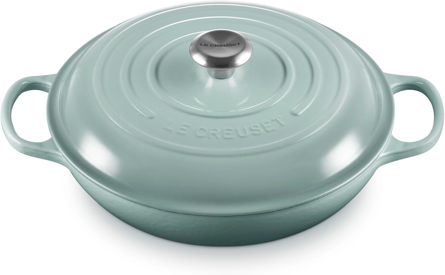 Signature Enameled Cast Iron 9-Piece Cookware Set – Sea Salt – Cookware Sets