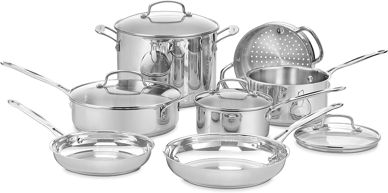 Cuisinart Smart Nest 11-Piece Stainless Steel Cookware Set – Cookware Sets