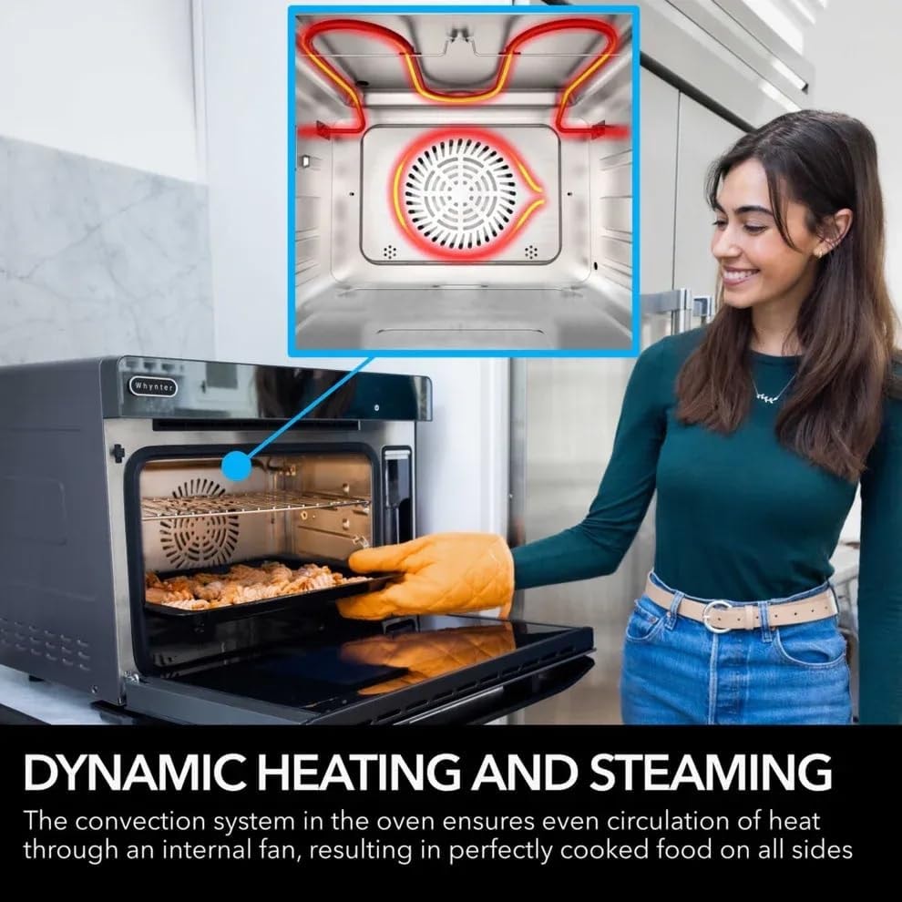Whynter 40 qt Countertop Multi-Function Intelligent Convection Steam O – 40 liters – Black – Convection Ovens