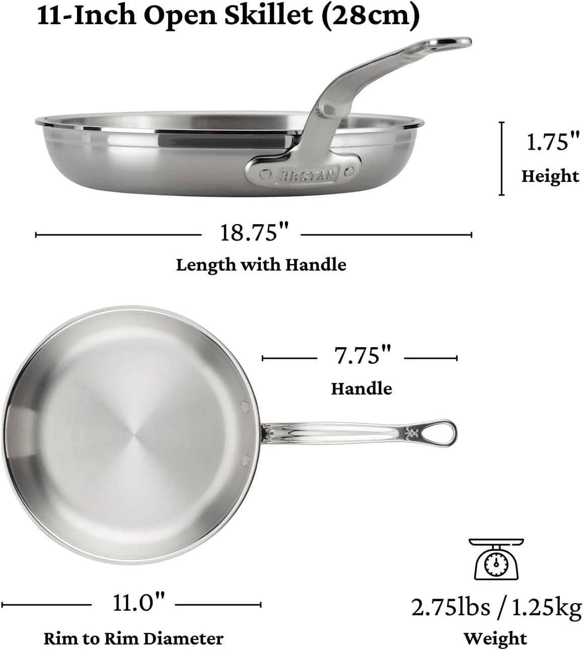 Hestan ProBond Forged Professional Clad Stainless-Steel 10-Piece Cookw – Stainless Steel – Cookware Sets