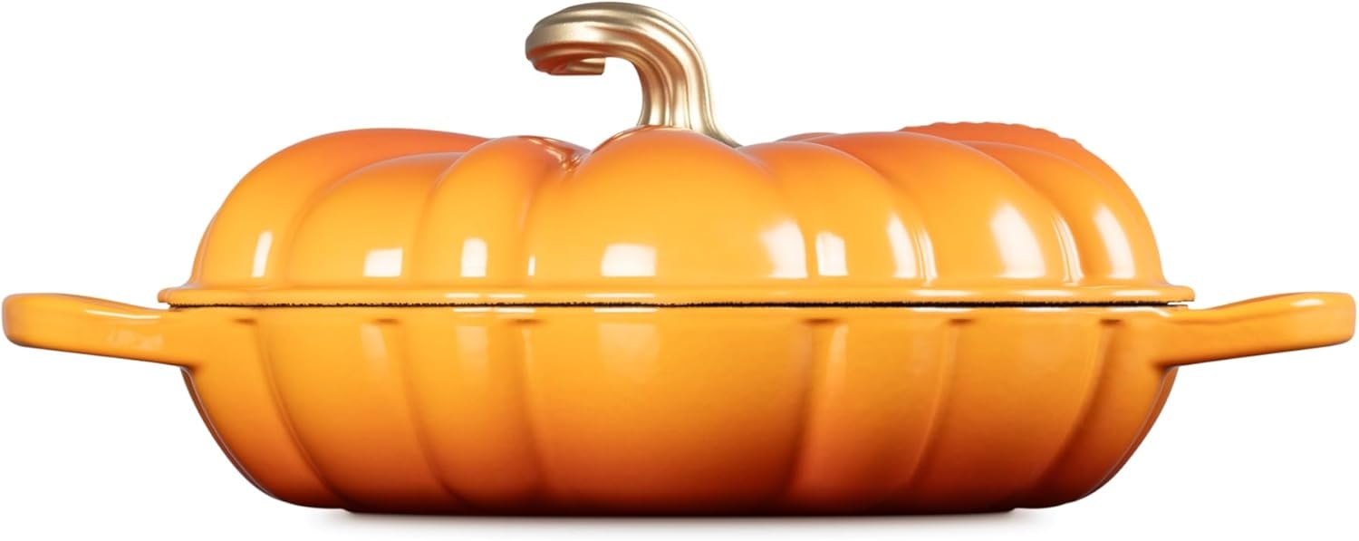 Le Creuset Signature Pumpkin Braiser – 2.75 quarts – Persimmon – Dutch Ovens