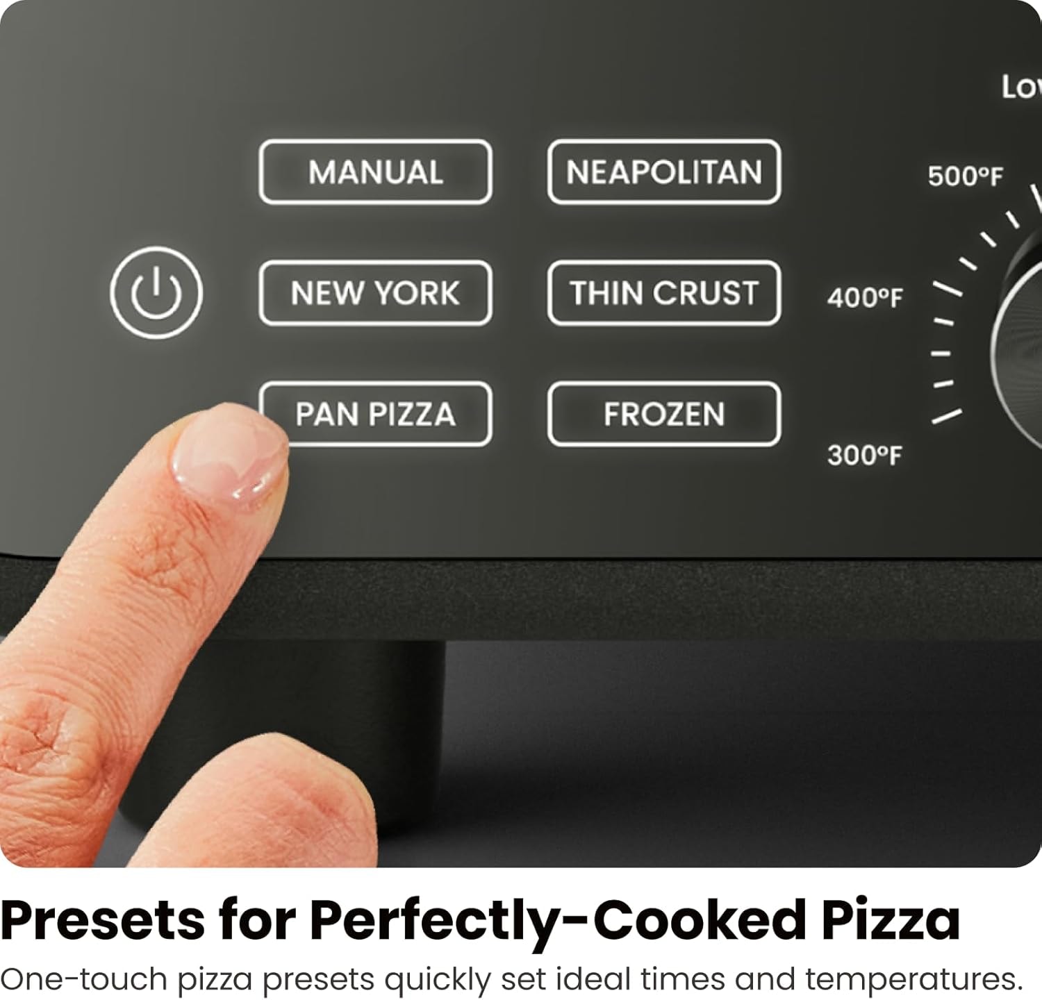 Chefman Home Slice Indoor Electric Pizza Oven – 12 cubic inches – Stainless Steel – Countertop Pizza Ovens