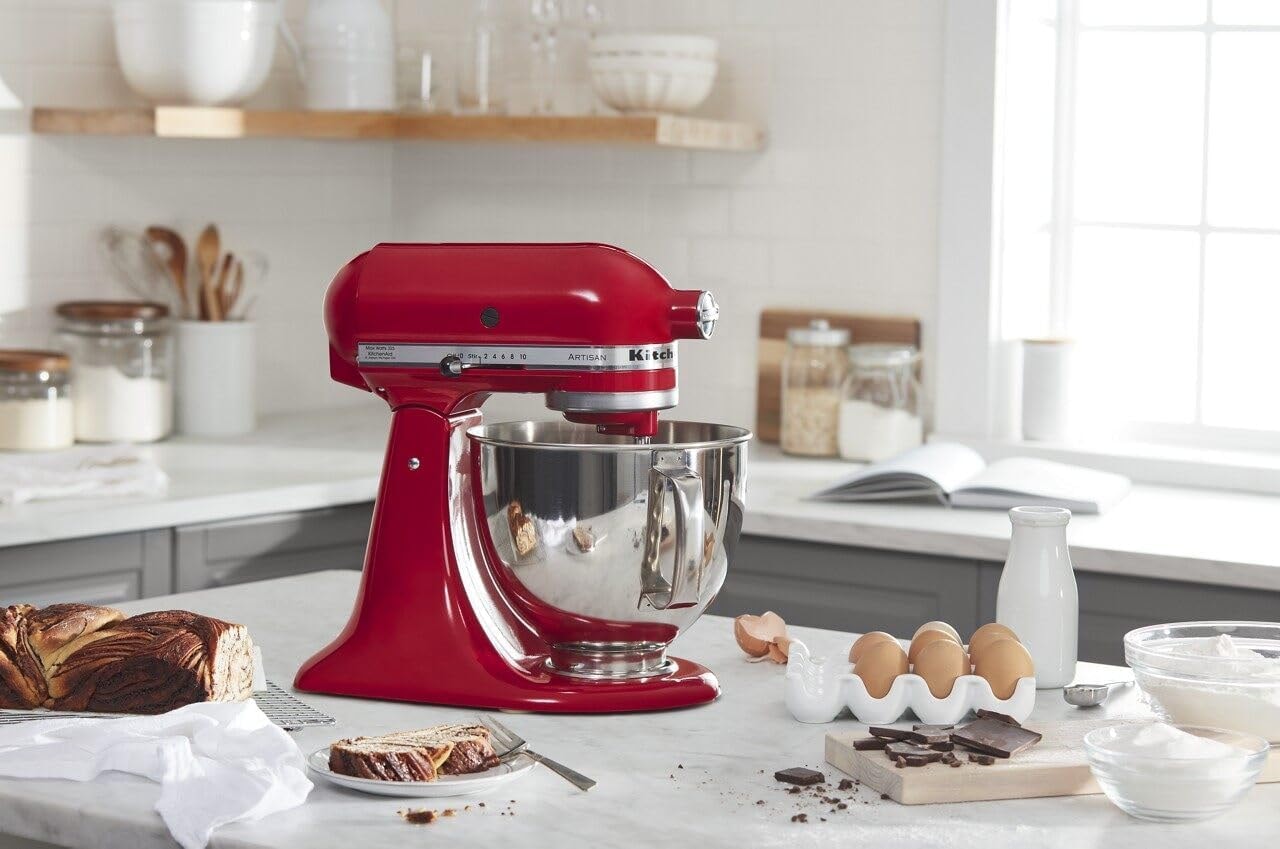 KitchenAid Artisan 5 Qt. Stand Mixer KSM150PS - Empire Red – 5 quarts – Stand Mixers