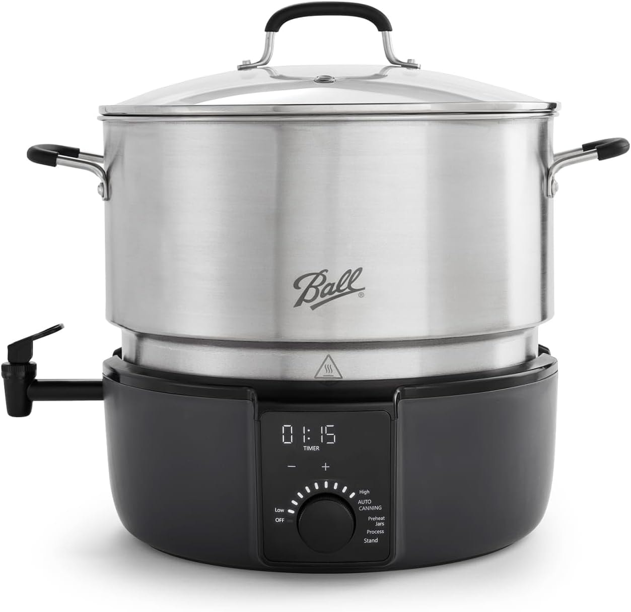 Ball Easycanner 21 Quart Electric Water Bath Canner Stainless Steel – 21 quarts – Canning