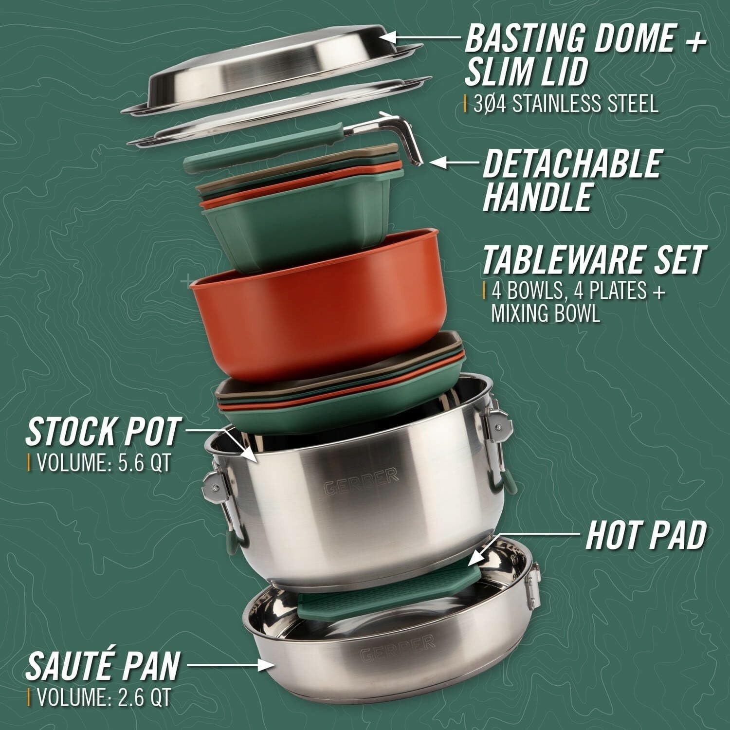 Gerber ComplEAT Cook Set – Multi – Camp Kitchen