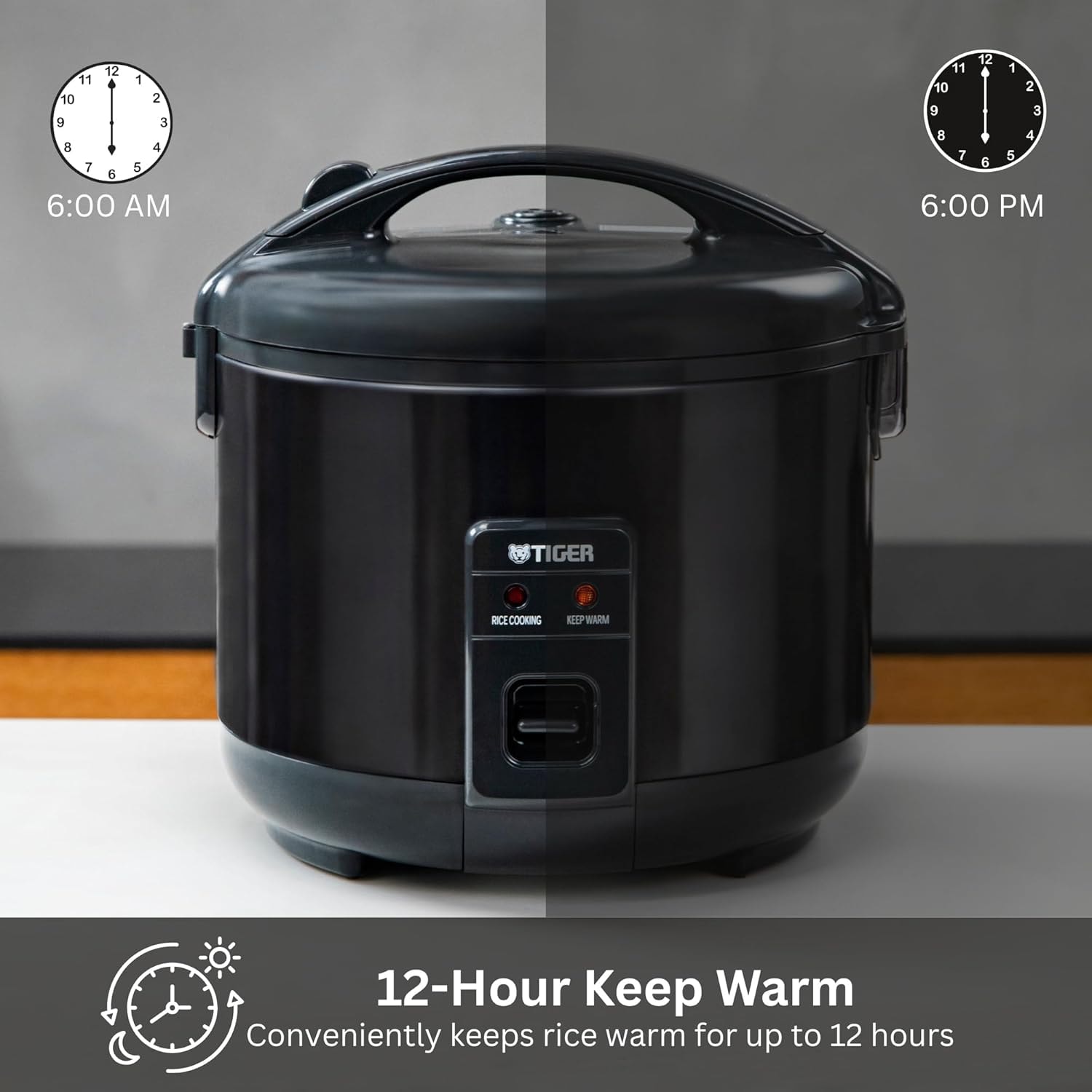 Tiger 10 Cup Rice Cooker JNPS18UKY – 10 cups – Black – Rice Cookers
