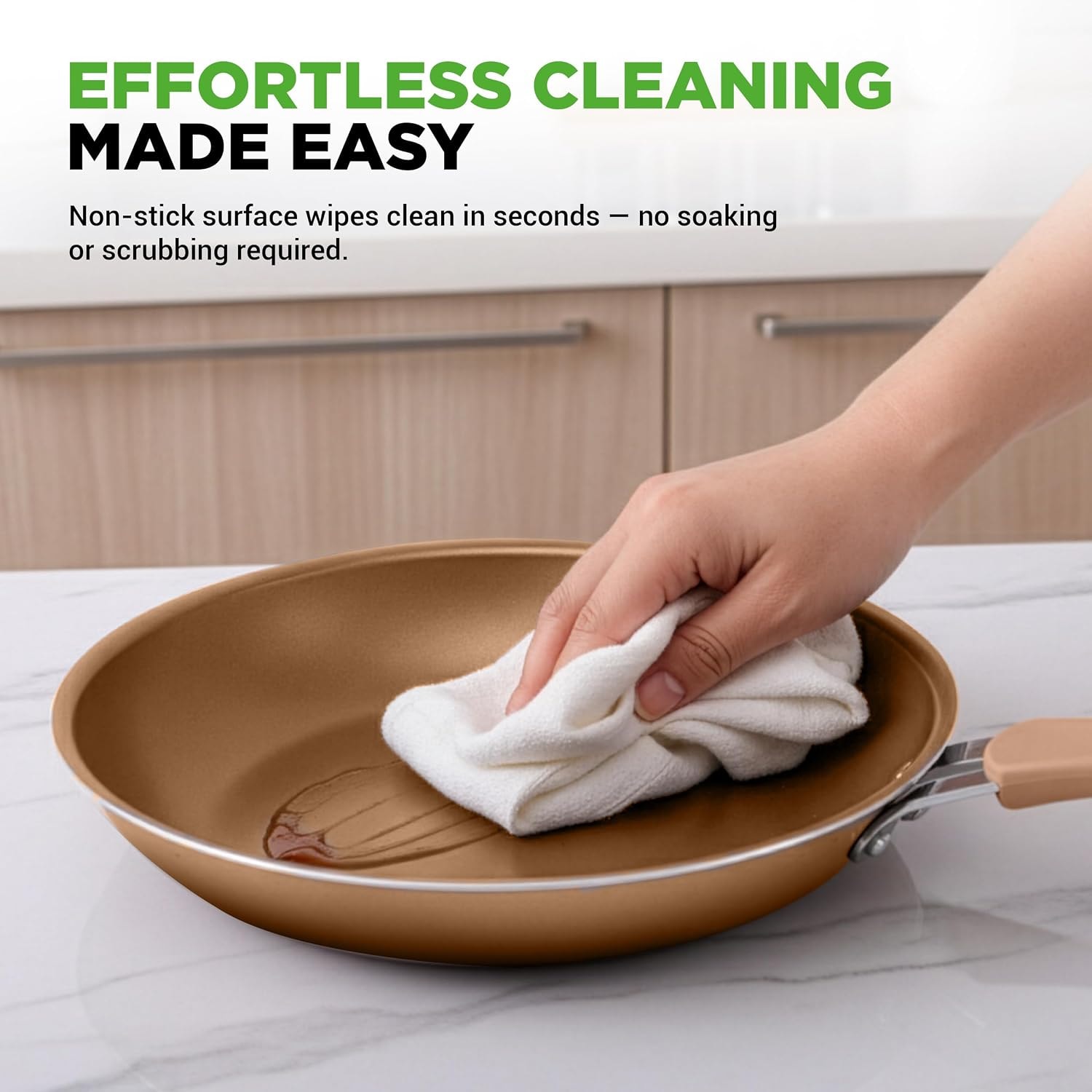 NutriChef 20-Piece Kitchenware Pots and Pans Set – Kitchen Ware Set - NutriChef – Matte Gold – Cookware Sets