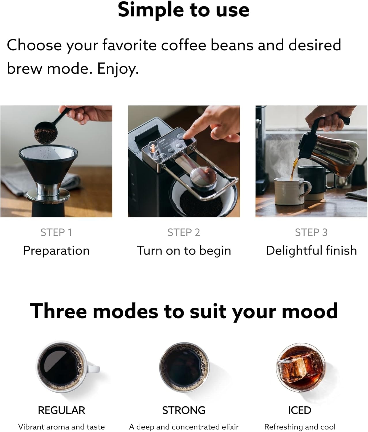BALMUDA The Brew Coffee Maker – 0.2 ml – Black – Coffee Machines