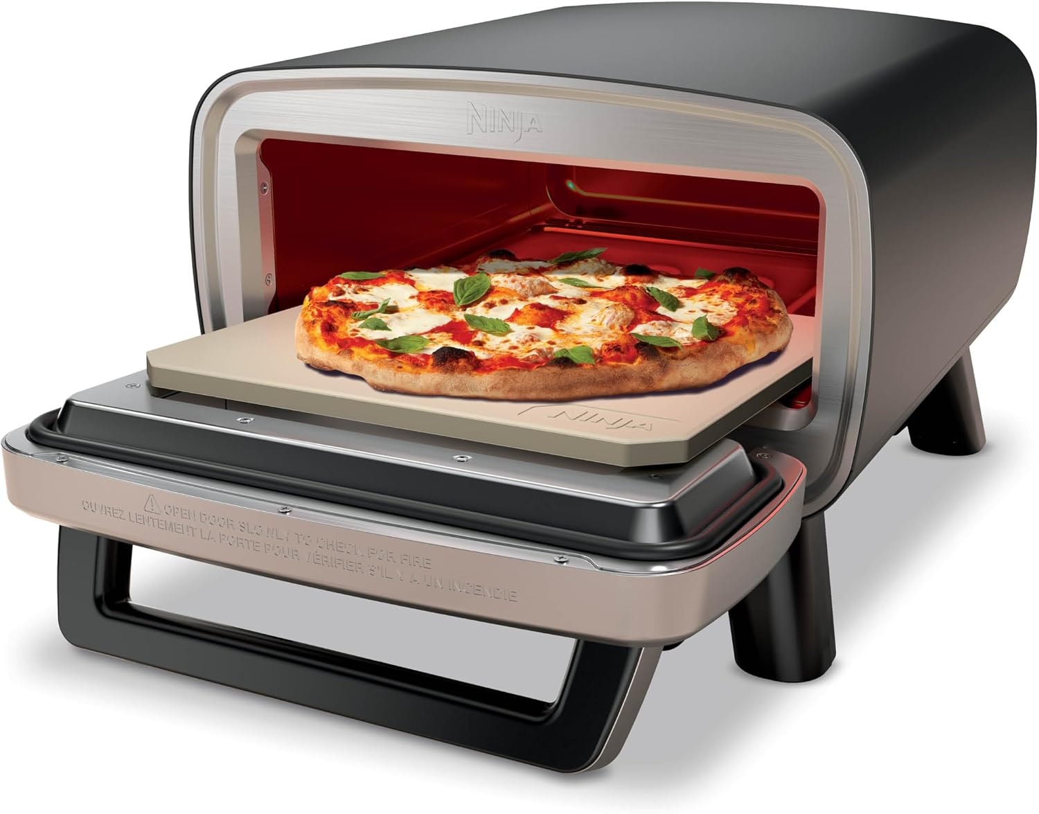 Ninja Artisan Outdoor Pizza Oven – 0.44 cubic feet – Gray – Outdoor Ovens