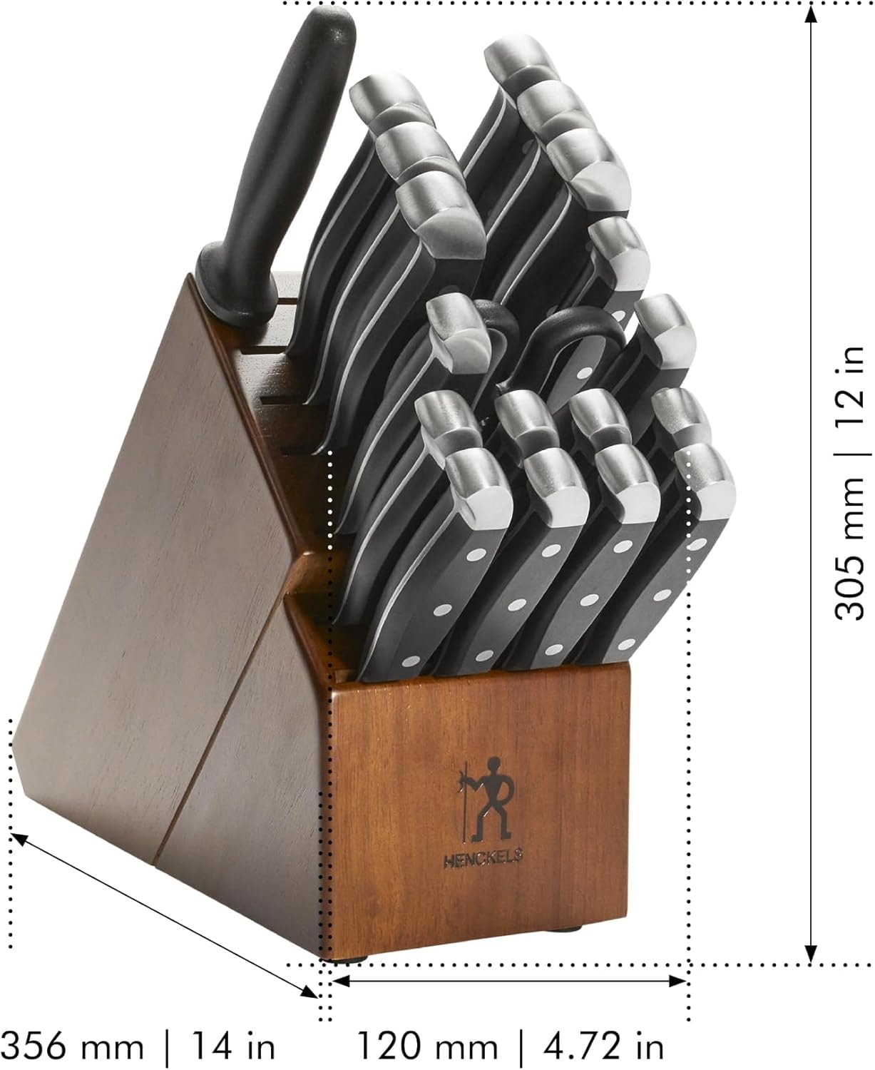 Henckels Statement – Dark Brown – Knife Block Sets