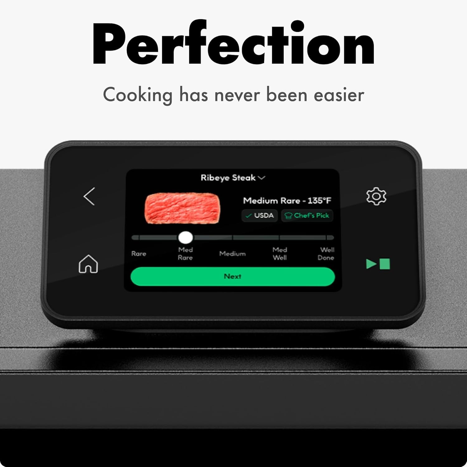 CHEF iQ MiniOven Smart Toaster Oven Air Fryer Combo – 25 quarts – Black – Convection Ovens