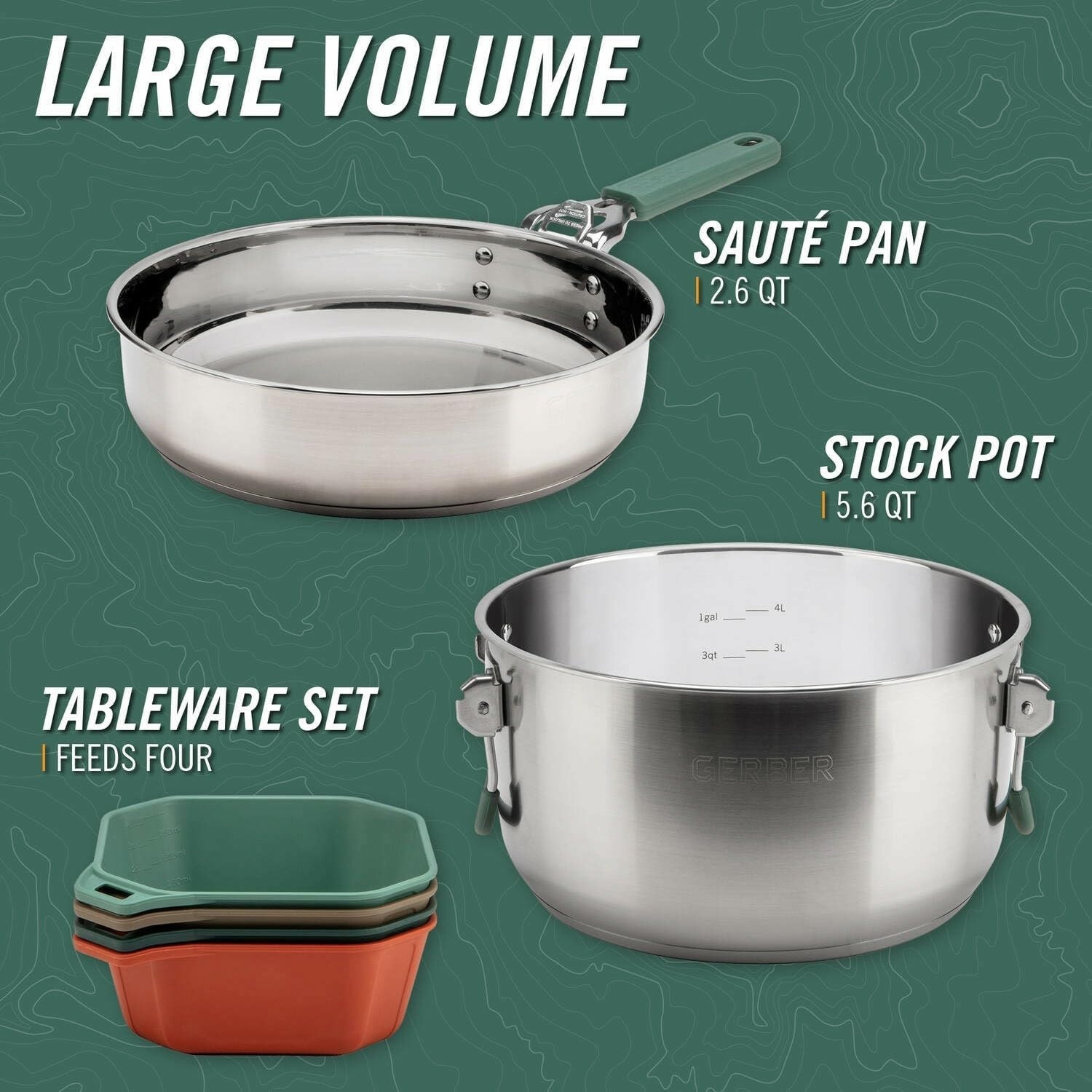 Gerber ComplEAT Cook Set – Multi – Camp Kitchen
