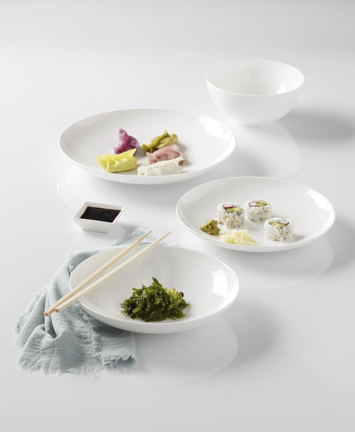 Wilkie Coupe Fine Bone Dinner Set – Dinnerware Sets