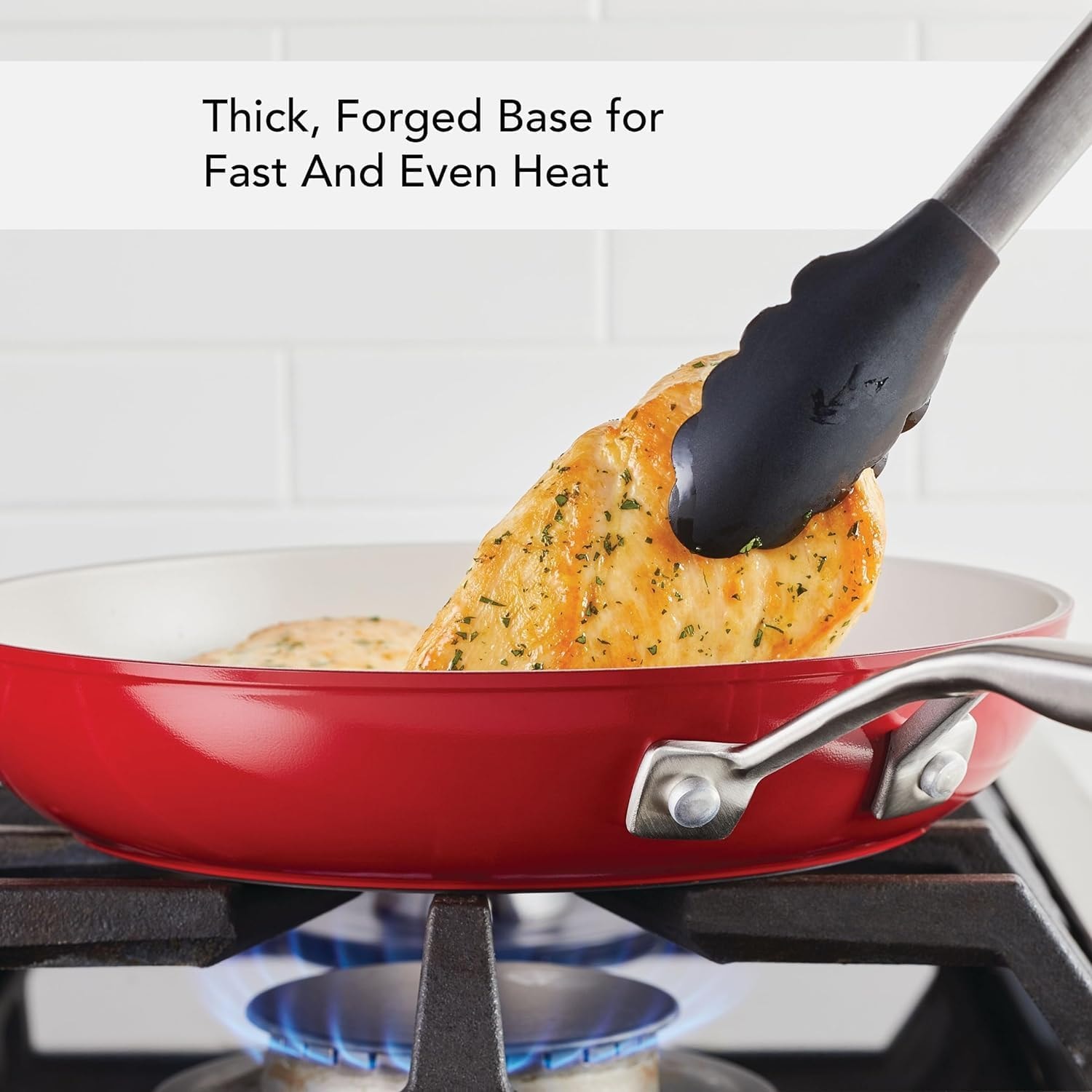 12-Piece Hard Anodized Ceramic Nonstick Cookware Set Empire Red – Cookware Sets