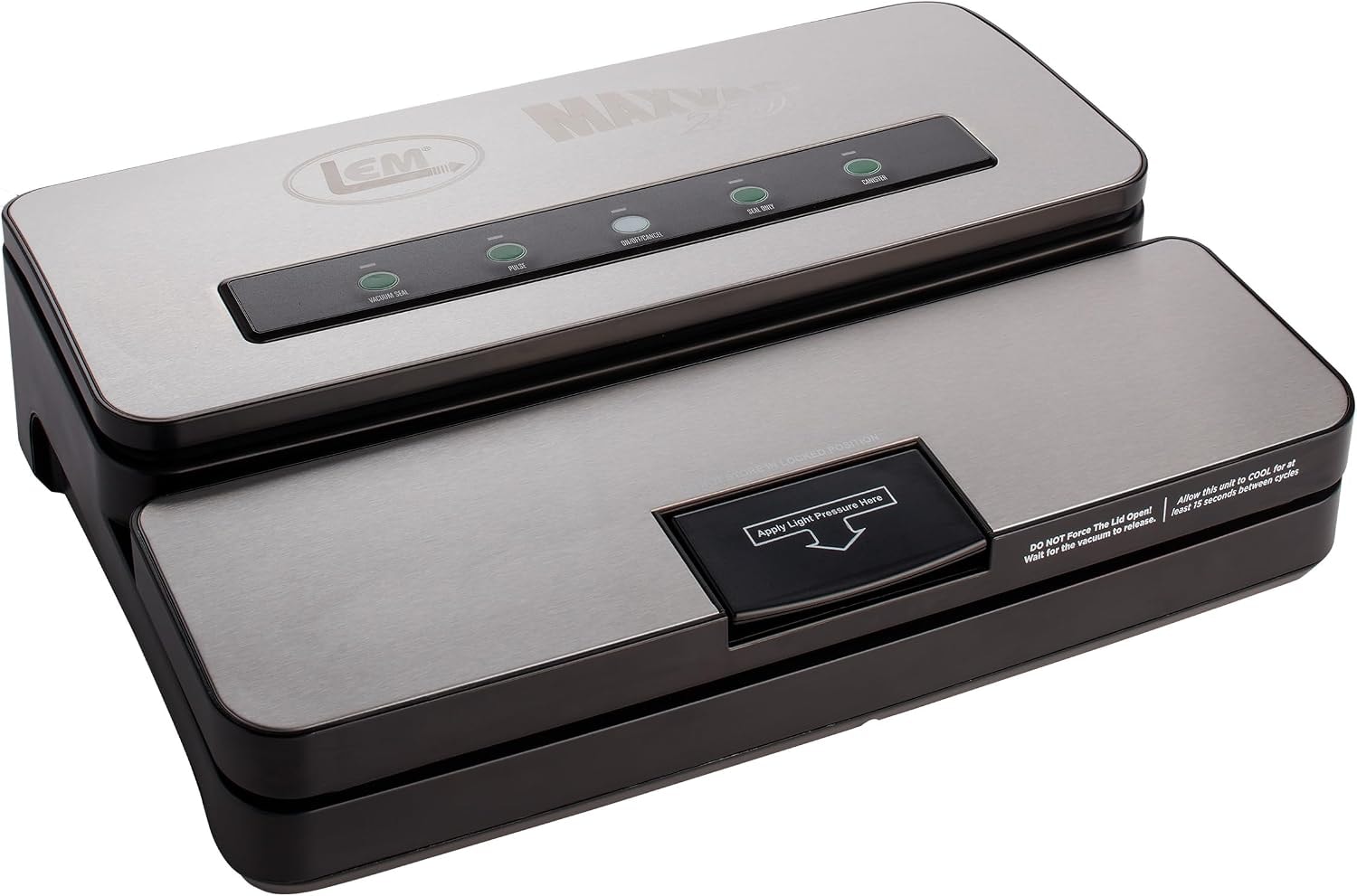 Lem Products MaxVac 250 Stainless Steel Vacuum Sealer – Silver – Vacuum Sealers