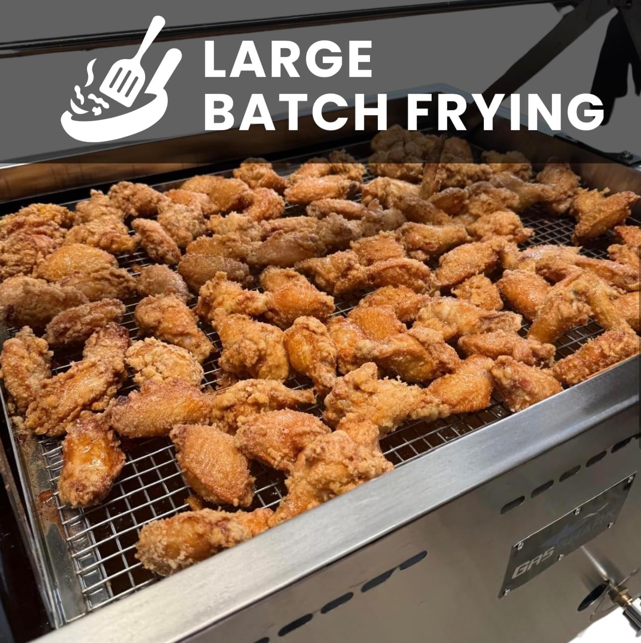 Cajun Fryer 6 Gallon Deep Fryer with Stand and 2 Baskets – Stainless Steel – Deep Fryers