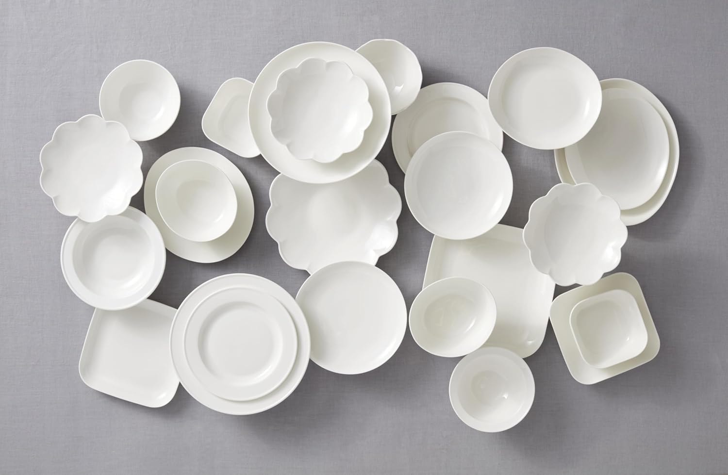 Wilkie Coupe Fine Bone Dinner Set – Dinnerware Sets
