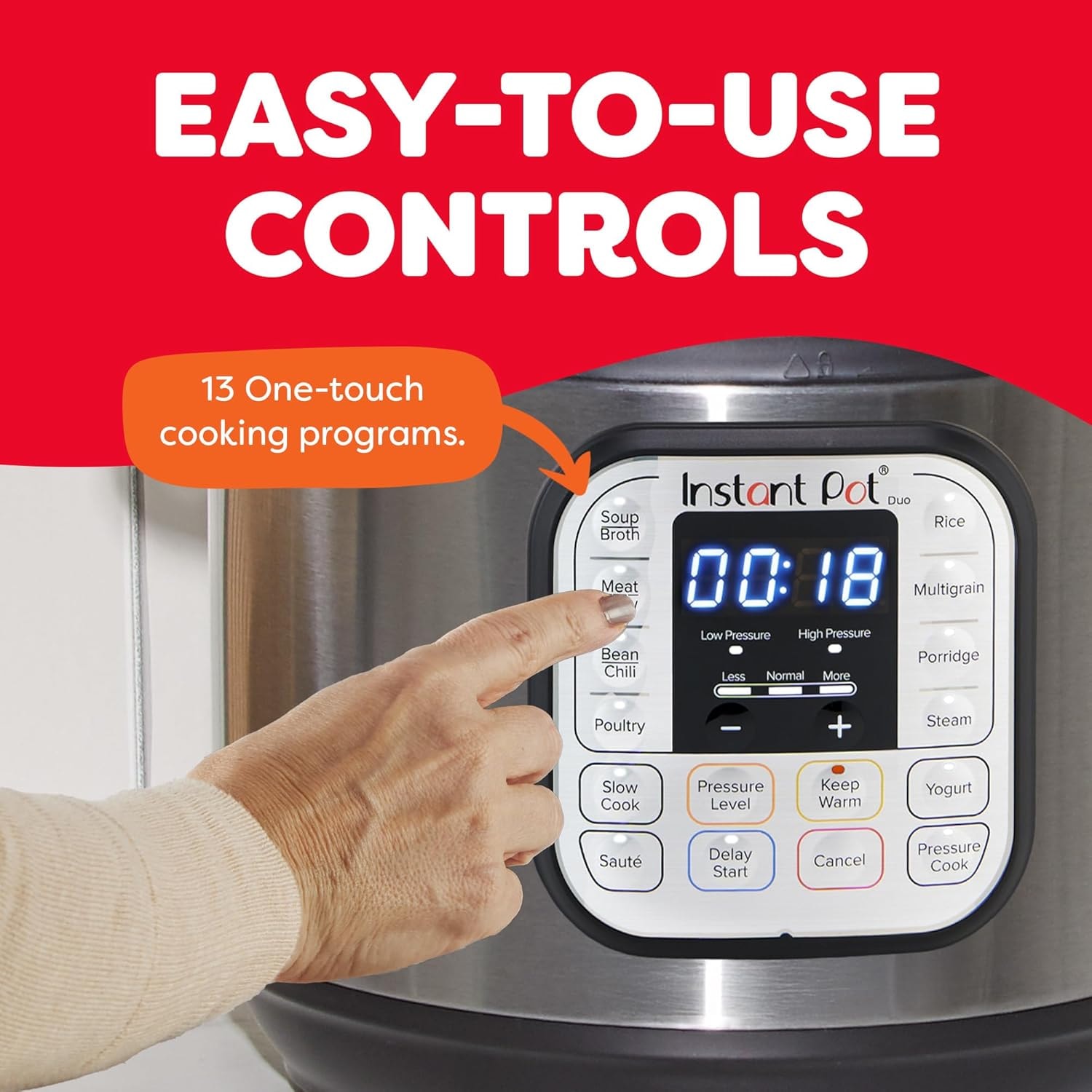 Instant Pot Duo 7-in-1 Electric Pressure Cooker – 5.68 liters – Small Appliances