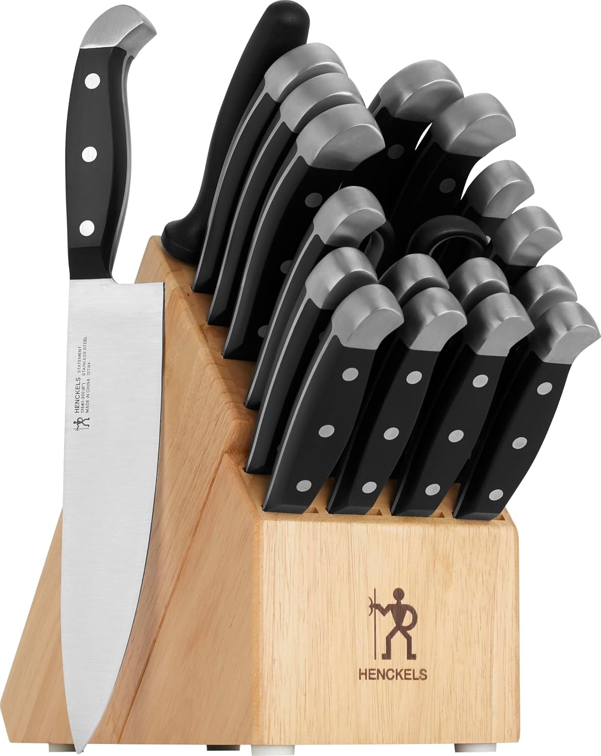 HENCKELS Statement 20-Piece Knife Block Set – Natural – Knife Block Sets